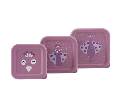 3 Cajas Almuerzo Mrs. Peacock