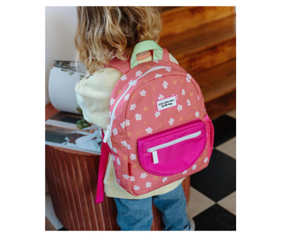 Mochila Escolar Peachy Bloom Personalizable