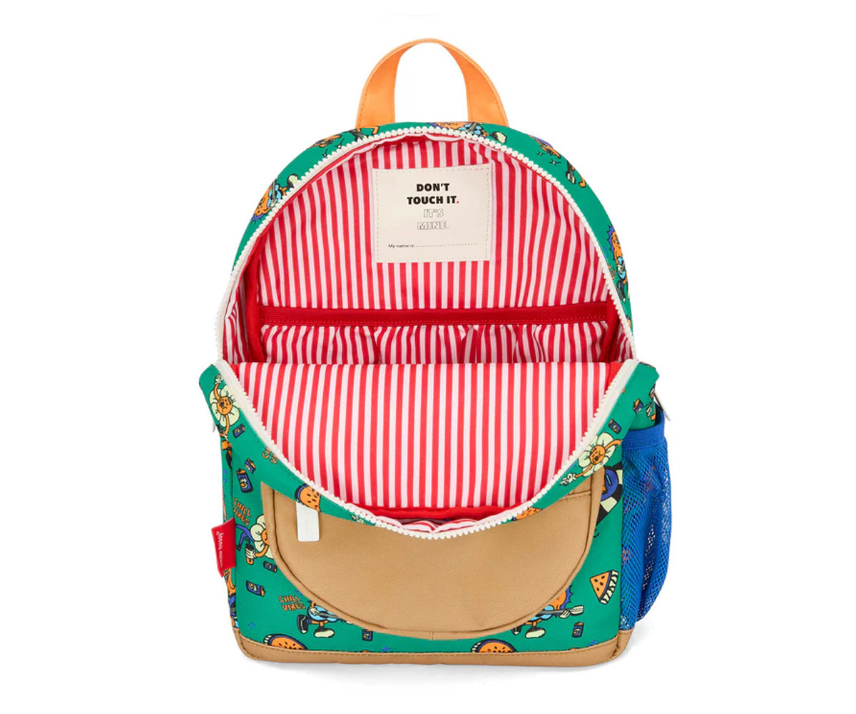 Mochila Escolar Chill Vibes Personalizable