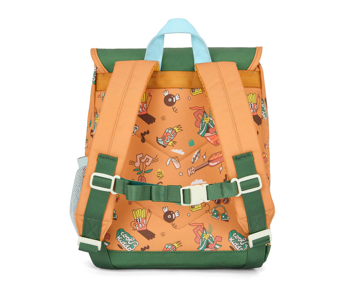 Mochila Escolar Solapa Music Festival Personalizable
