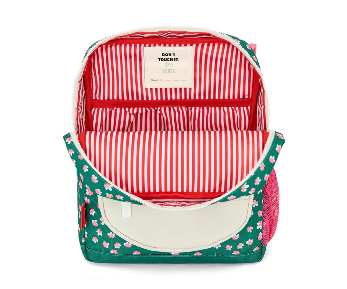 Mochila Escolar Solapa Garden Joy Personalizable