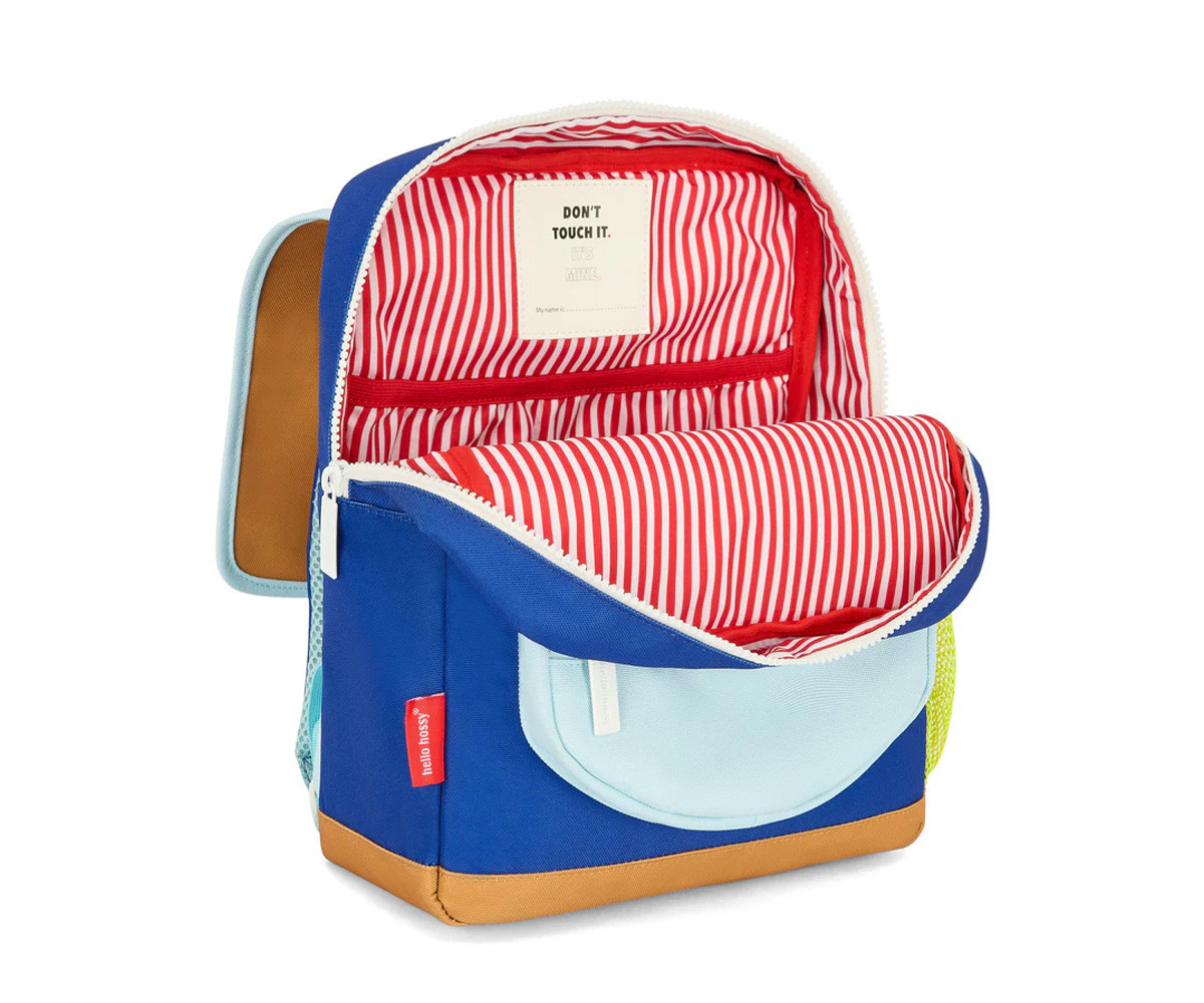Mochila Escolar Solapa Mini Blue Canyon Personalizable