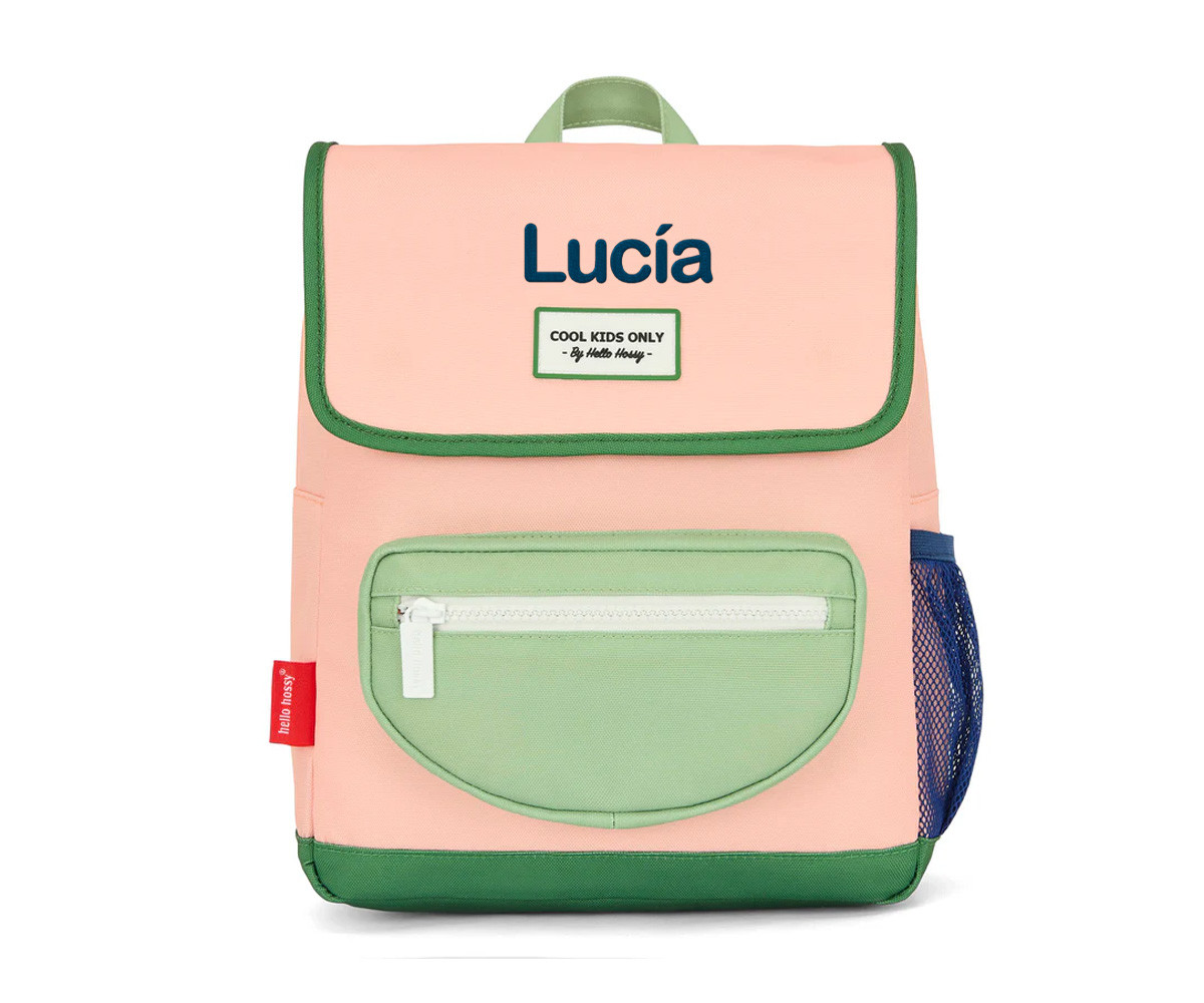 Mochila Escolar Solapa Mini Smoothie Personalizable