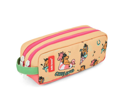 Estuche Doble Compartimento Unicorn Personalizable