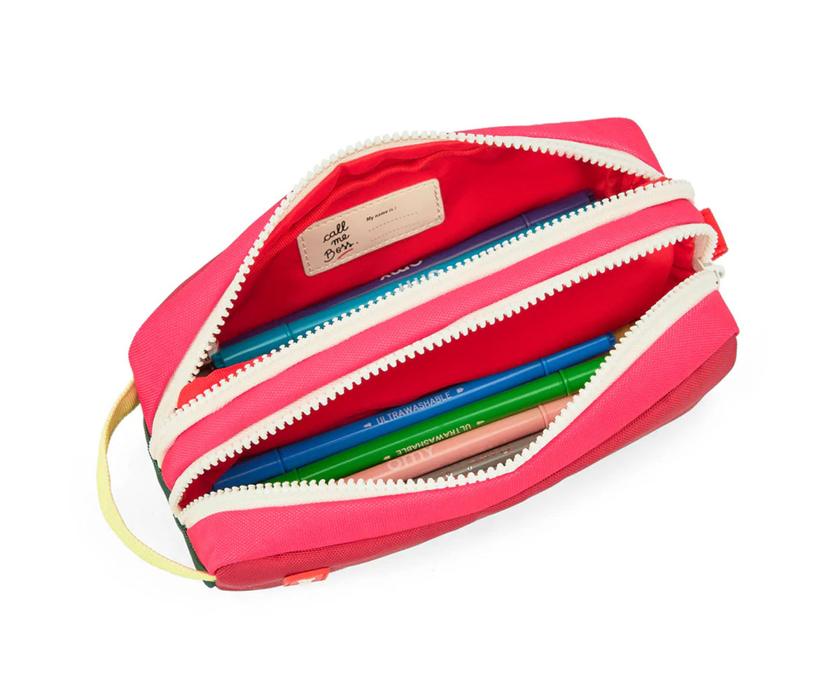 Estuche Doble Compartimento Pastèque Personalizable