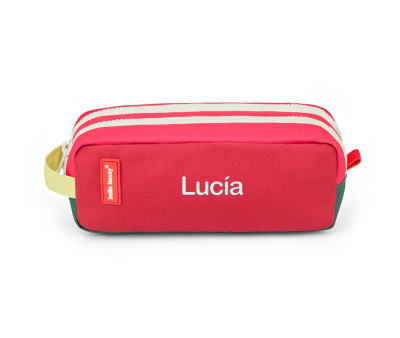 Estuche Doble Compartimento Pastèque Personalizable