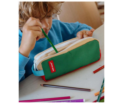 Estuche Doble Compartimento Mini Green Lake Personalizable