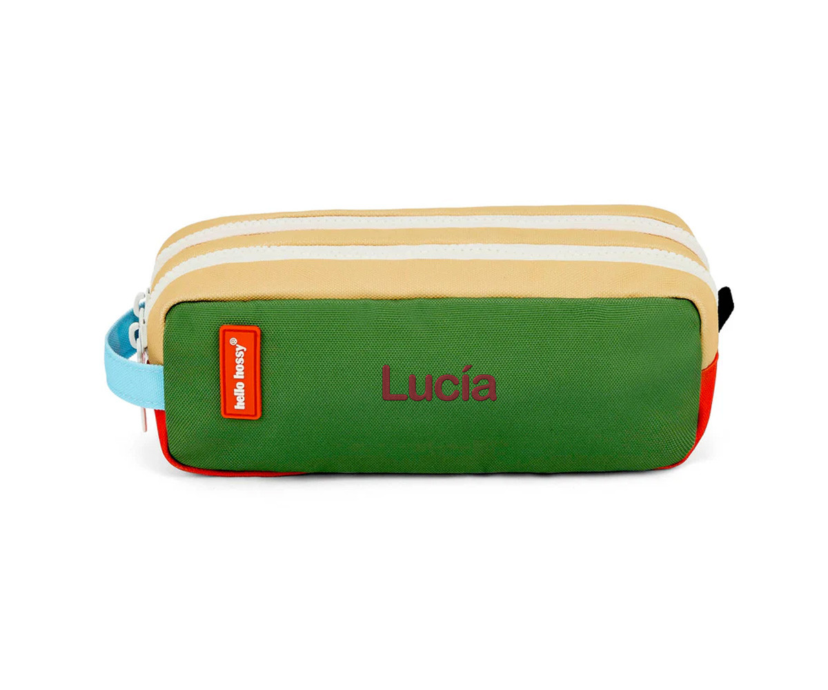 Estuche Doble Compartimento Mini Green Lake Personalizable