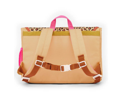 Cartella Scuola Flap Leopard