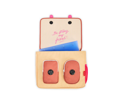 Cartella Scuola Flap Leopard