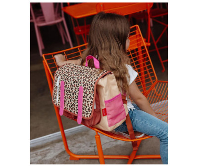 Cartella Scuola Flap Leopard