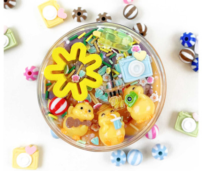 Masa Sensorial Duckies on Holiday Surprise Pot