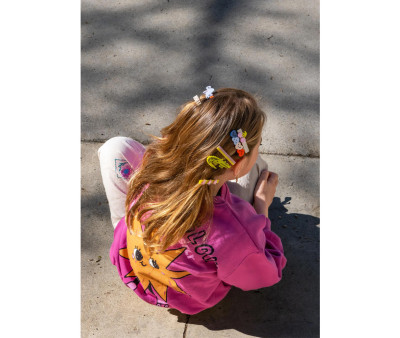 2 Fermagli per Capelli Dancing Hearts