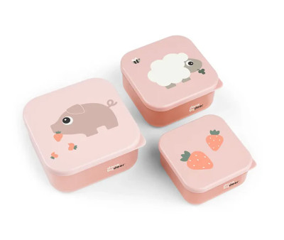 Set 3 Scatoline Snack Tiny Farm Powder
