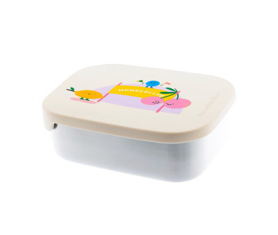 Lunch Box Acciaio con Vaschetta Cherry Pop
