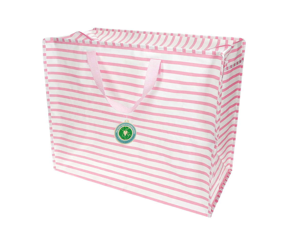 Borsa Riutilizzabile Jumbo Pink Stripes