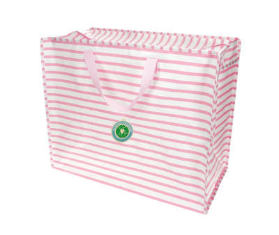 Borsa Riutilizzabile Jumbo Pink Stripes