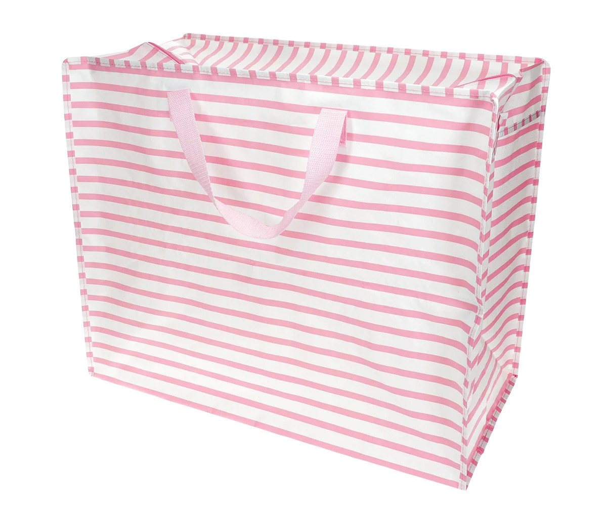Borsa Riutilizzabile Jumbo Pink Stripes