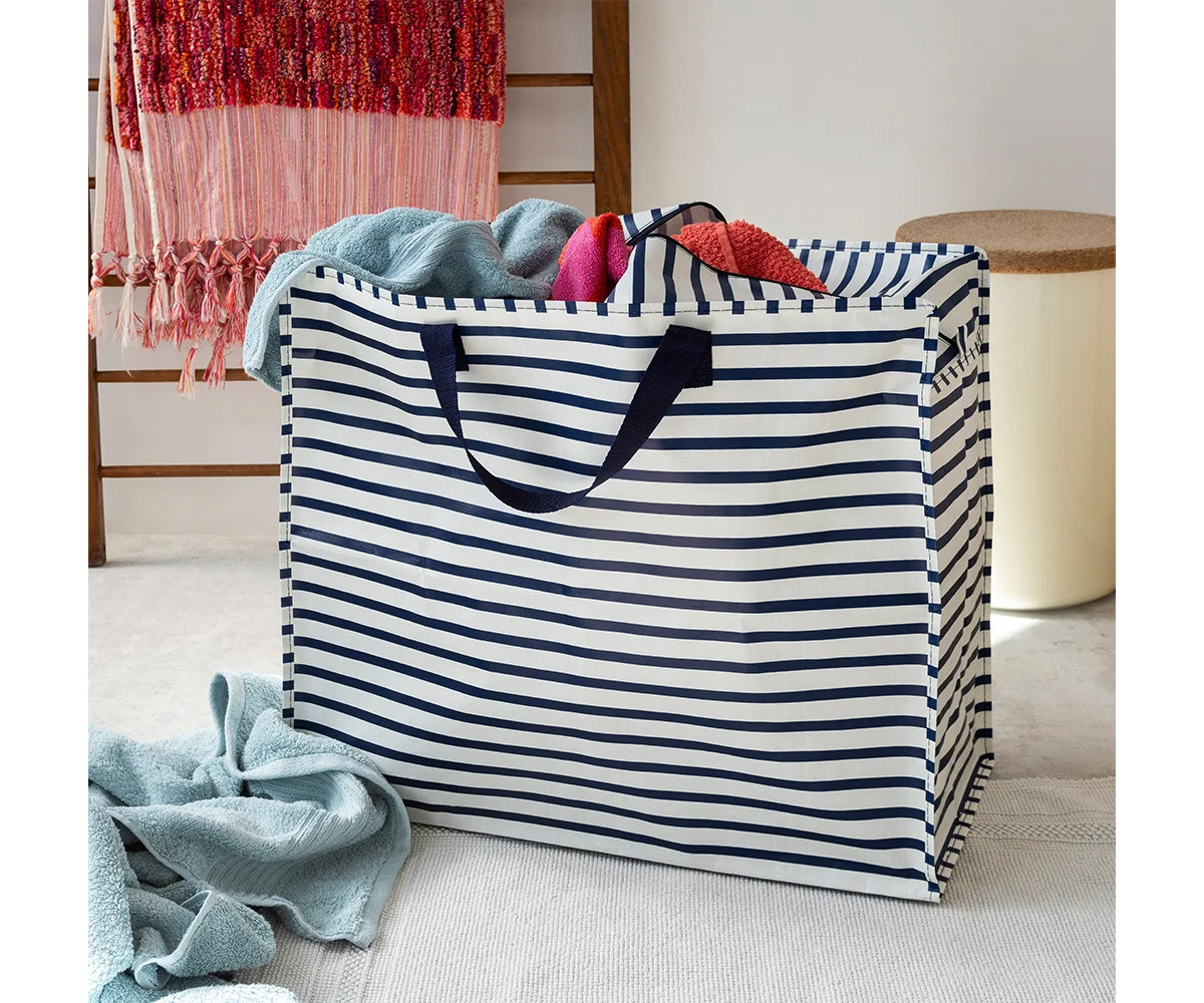 Borsa Riutilizzabile Jumbo Nautical Stripes