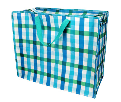 Bolsa de Almacenaje Jumbo Blue Gingham