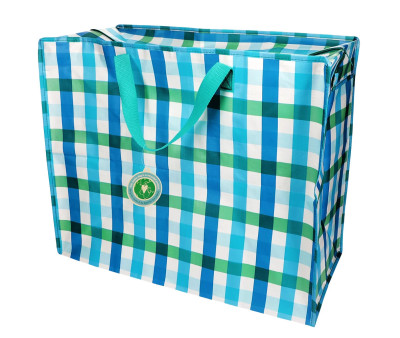 Bolsa de Almacenaje Jumbo Blue Gingham