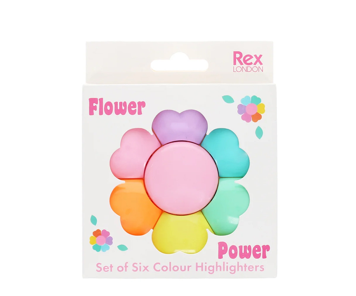 Set de Subrayadores Flower Power