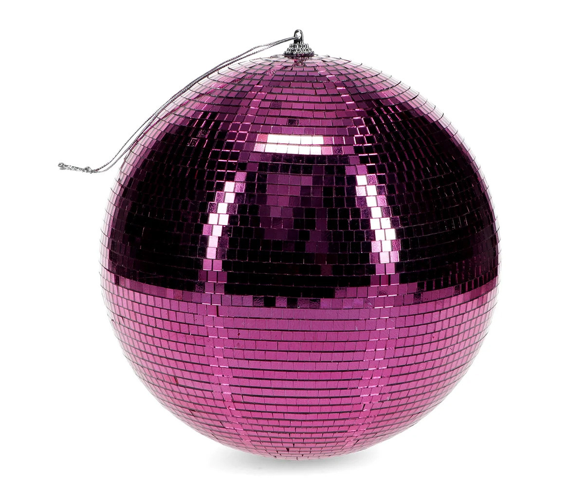 Palla da Discoteca da Appendere Pink 20 cm