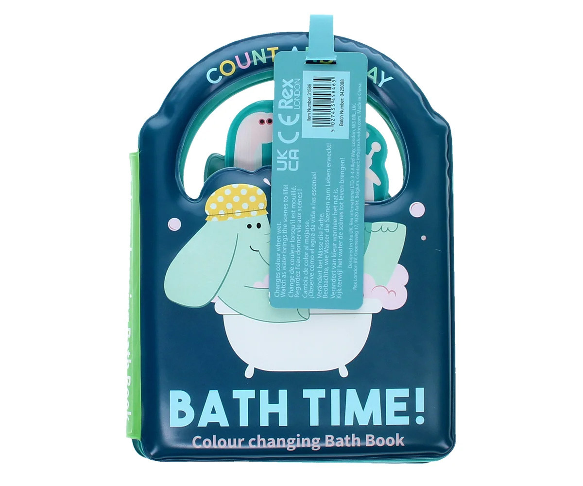 Libro de Baño Cambia Color Bath Time