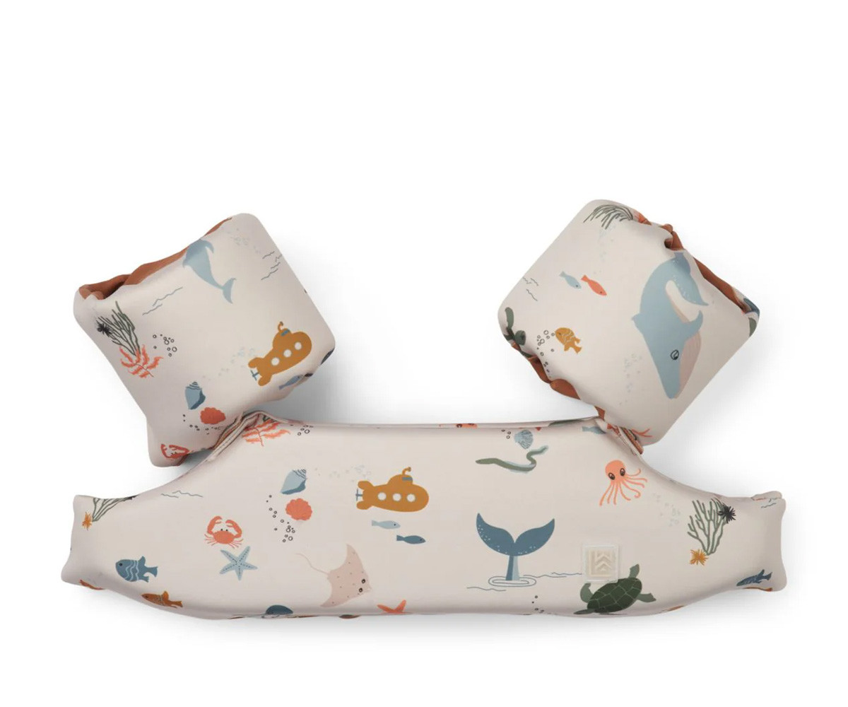 Braçadeiras de flutuação Darko Peach/Sea Shell
