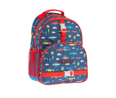 Mochila Escolar All Over Vehículos Personalizable