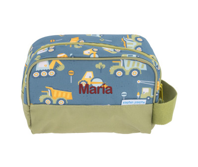 Neceser Infantil Blue Construction Personalizable