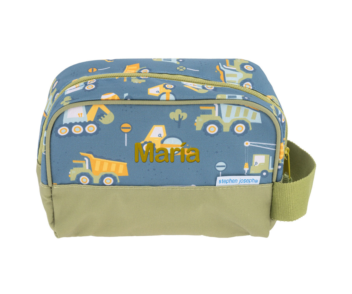 Neceser Infantil Blue Construction Personalizable