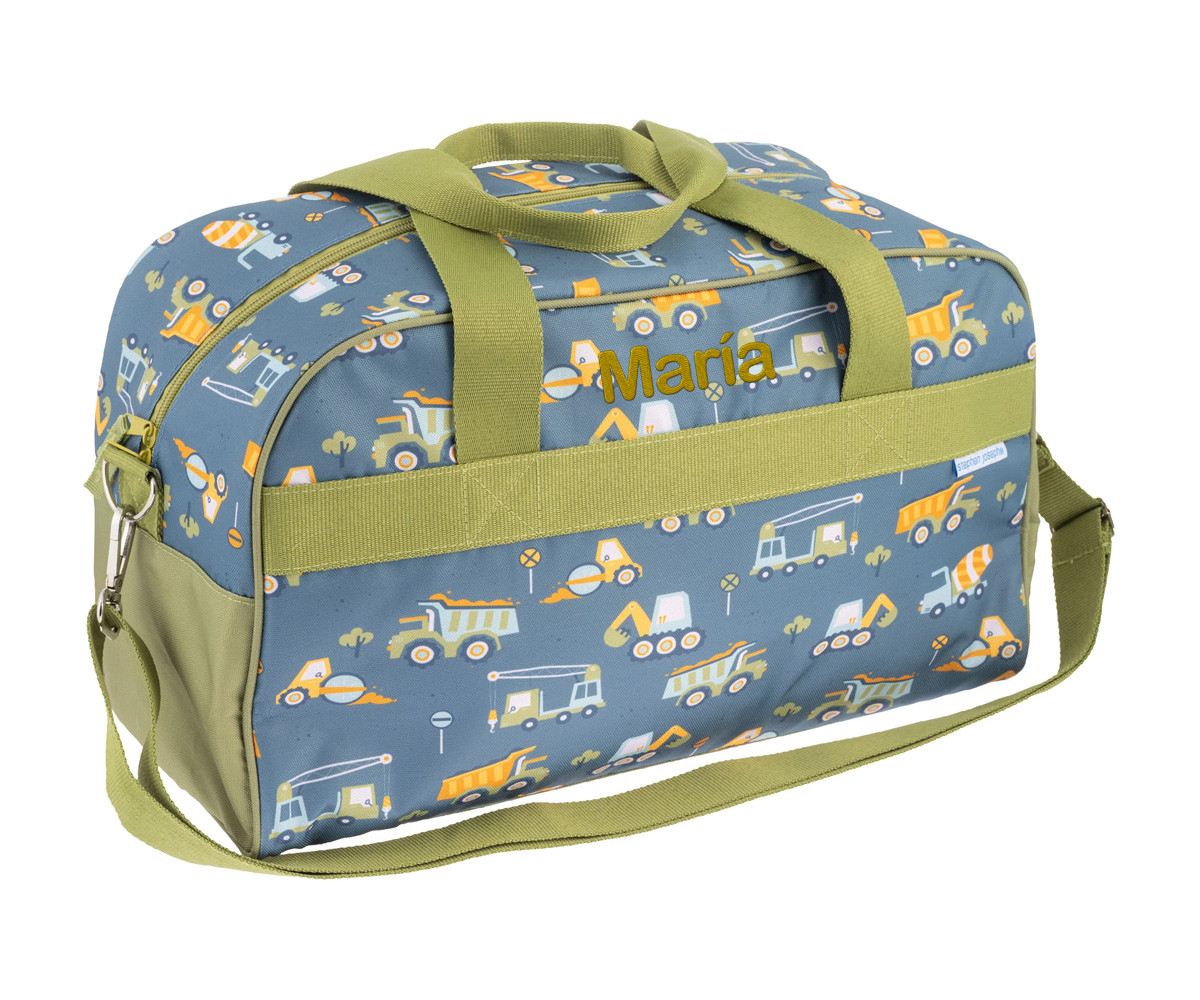 Bolsa de Deporte Blue Construction Personalizable