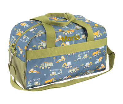 Bolsa de Deporte Blue Construction Personalizable