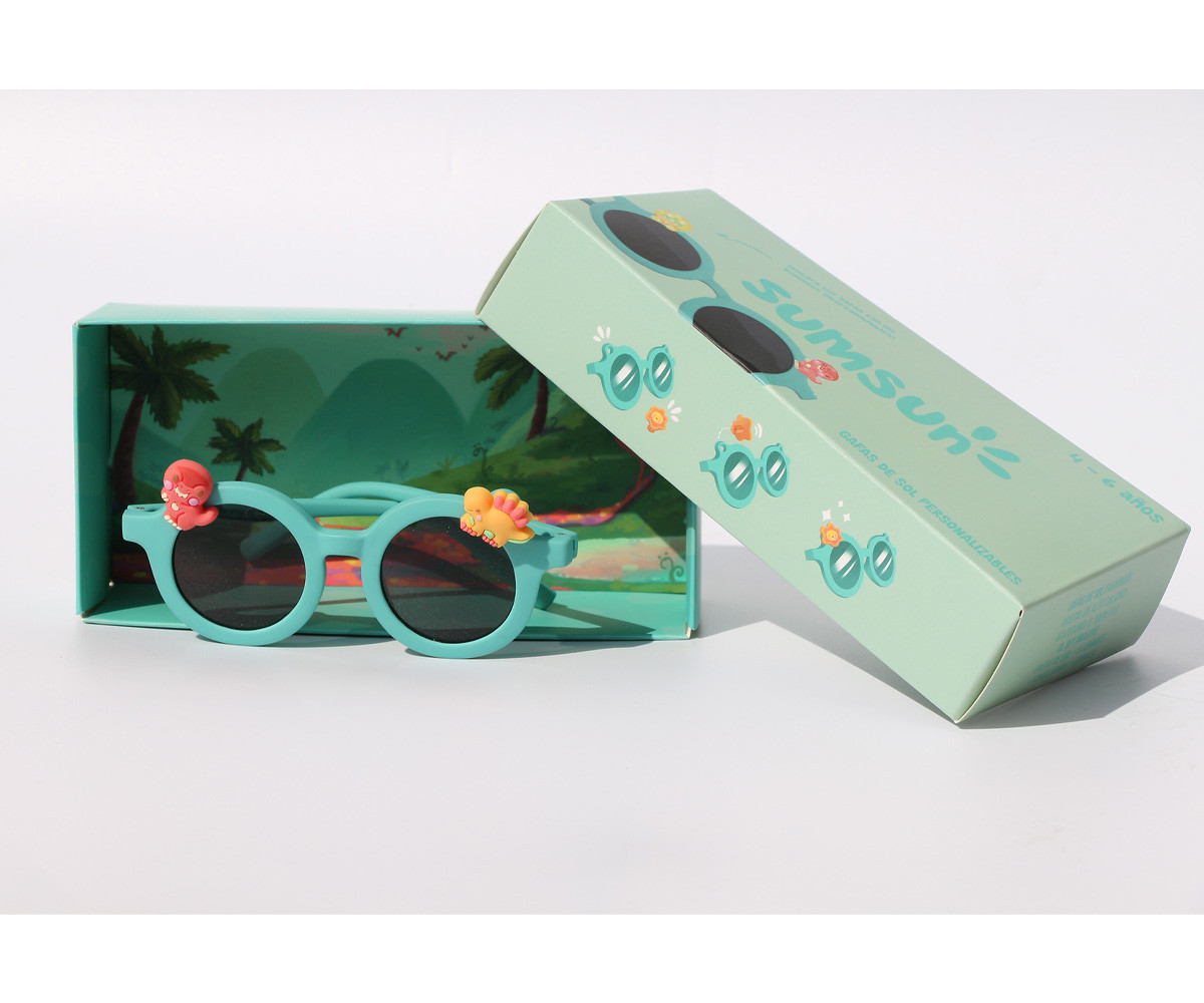 Gafas de Sol Flexibles Personalizables Starter Dinos (4-6 años)