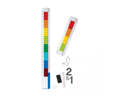 Regla LEGO® para Construir con Minifigura