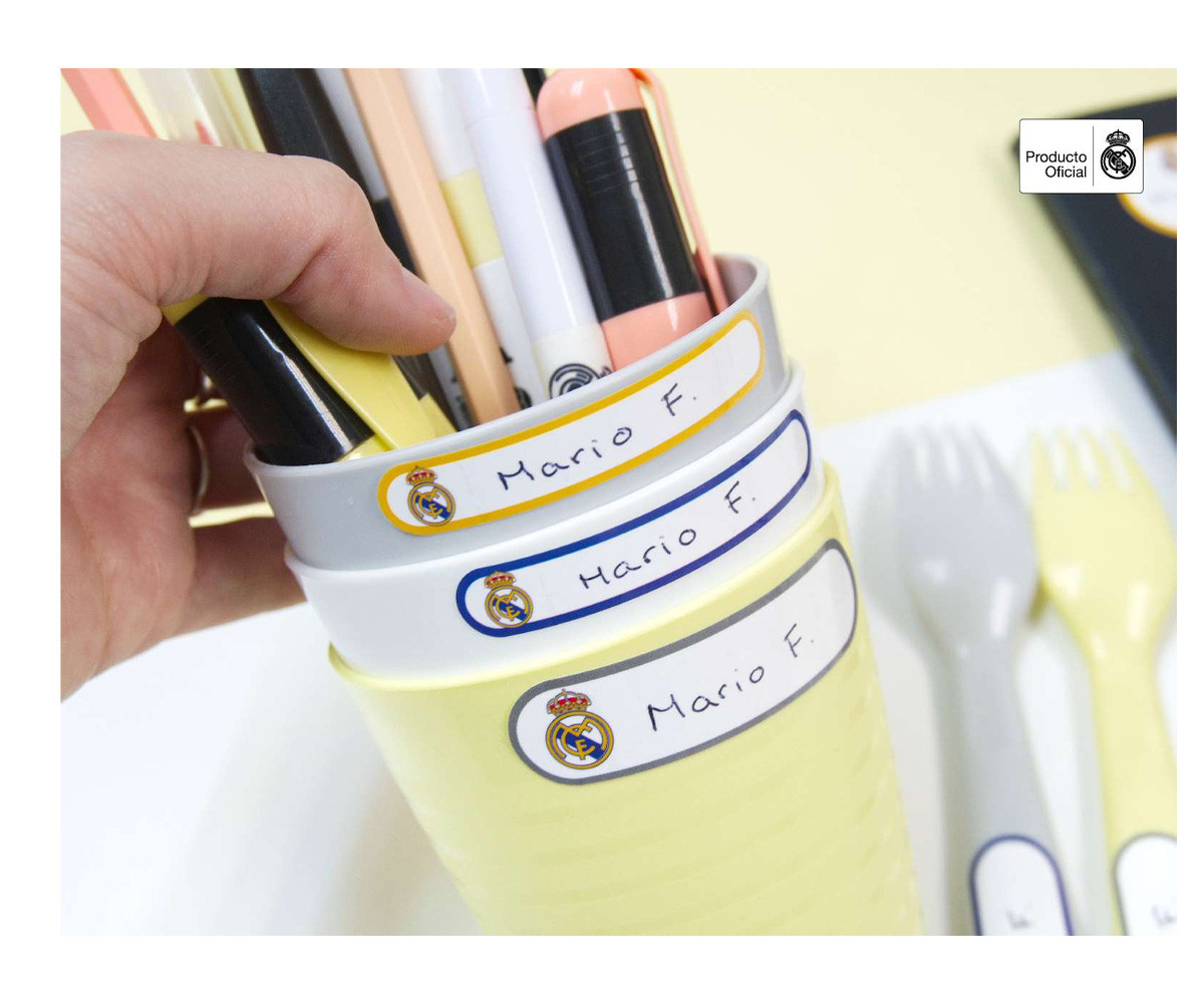 Etichette Adesive Laminate per Oggetti Mine Real Madrid