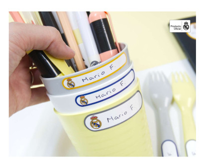 Etichette Adesive Laminate per Oggetti Mine Real Madrid