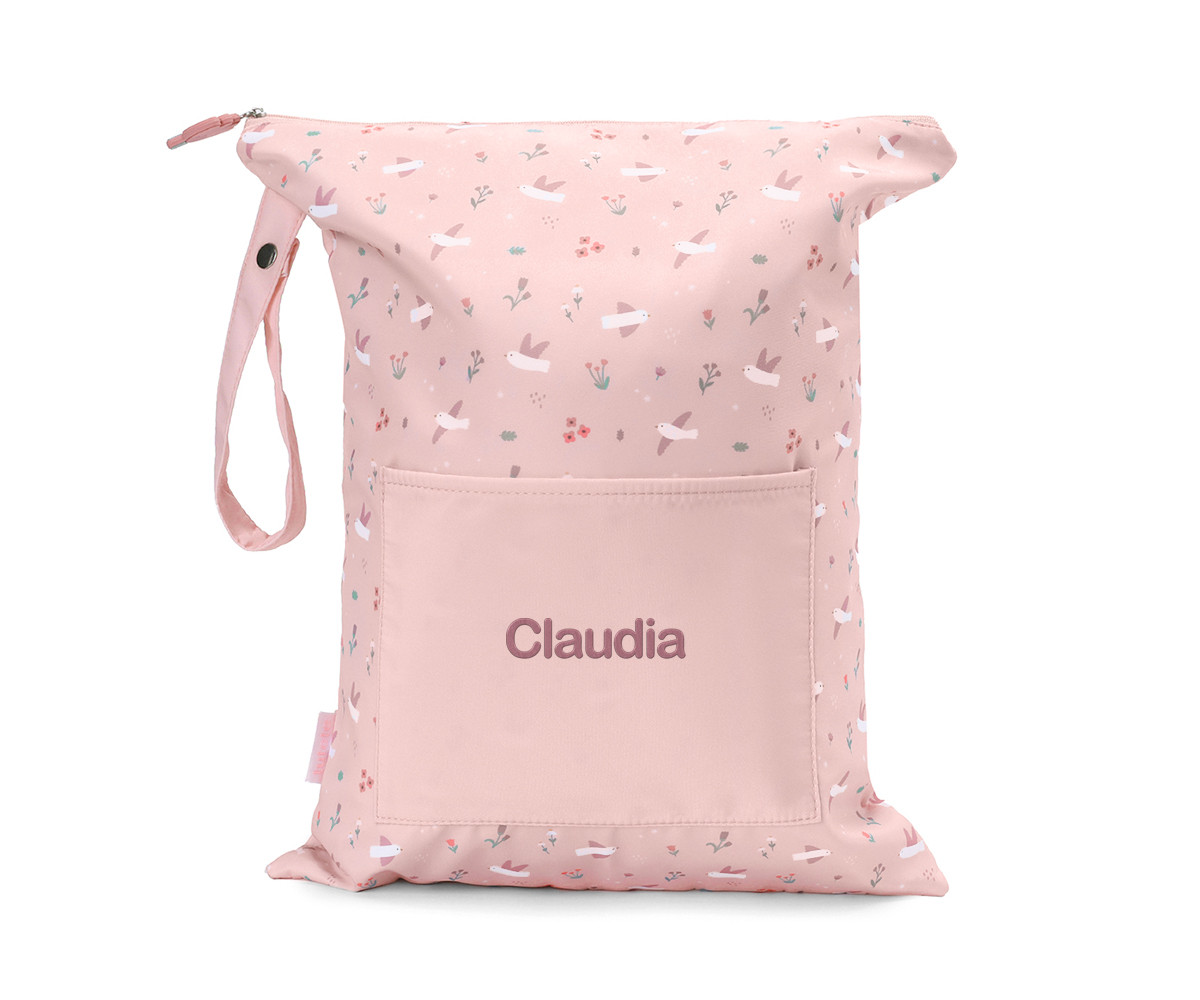 Borsa Impermeabile Grande Tutete Blossom Birds Personalizzabile