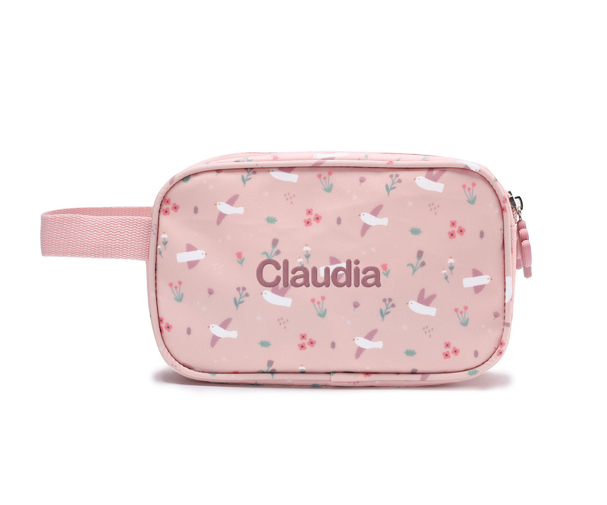 Trousse de Toilette Blossom Birds Personnalisable