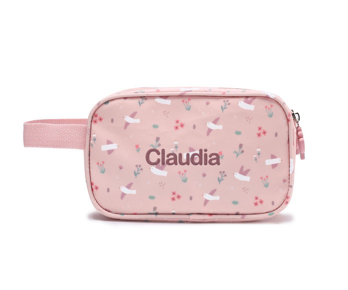 Trousse de Toilette Blossom Birds Personnalisable