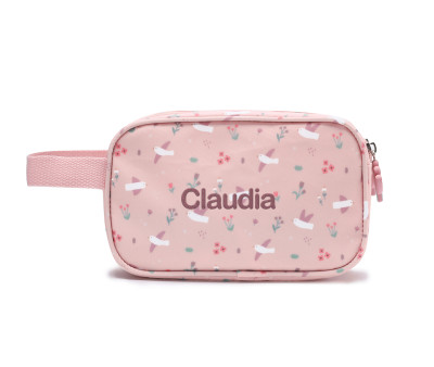 Trousse de Toilette Blossom Birds Personnalisable
