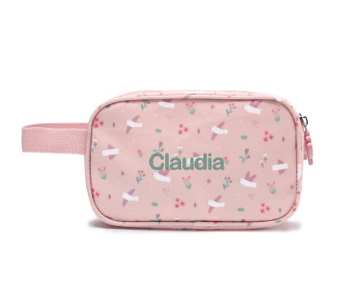 Trousse de Toilette Blossom Birds Personnalisable