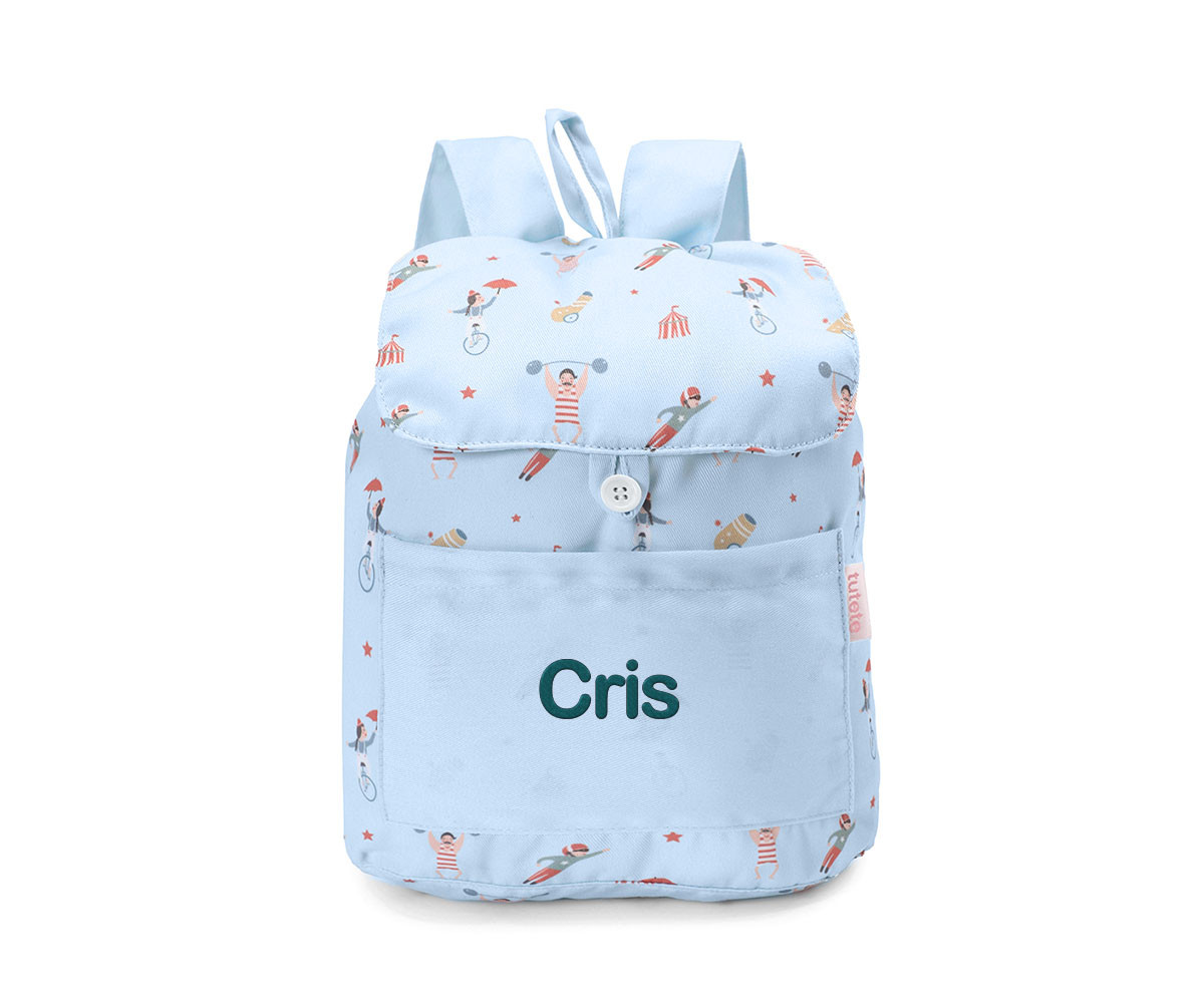 Mochila Tela Pequeña Circus Show Personalizable