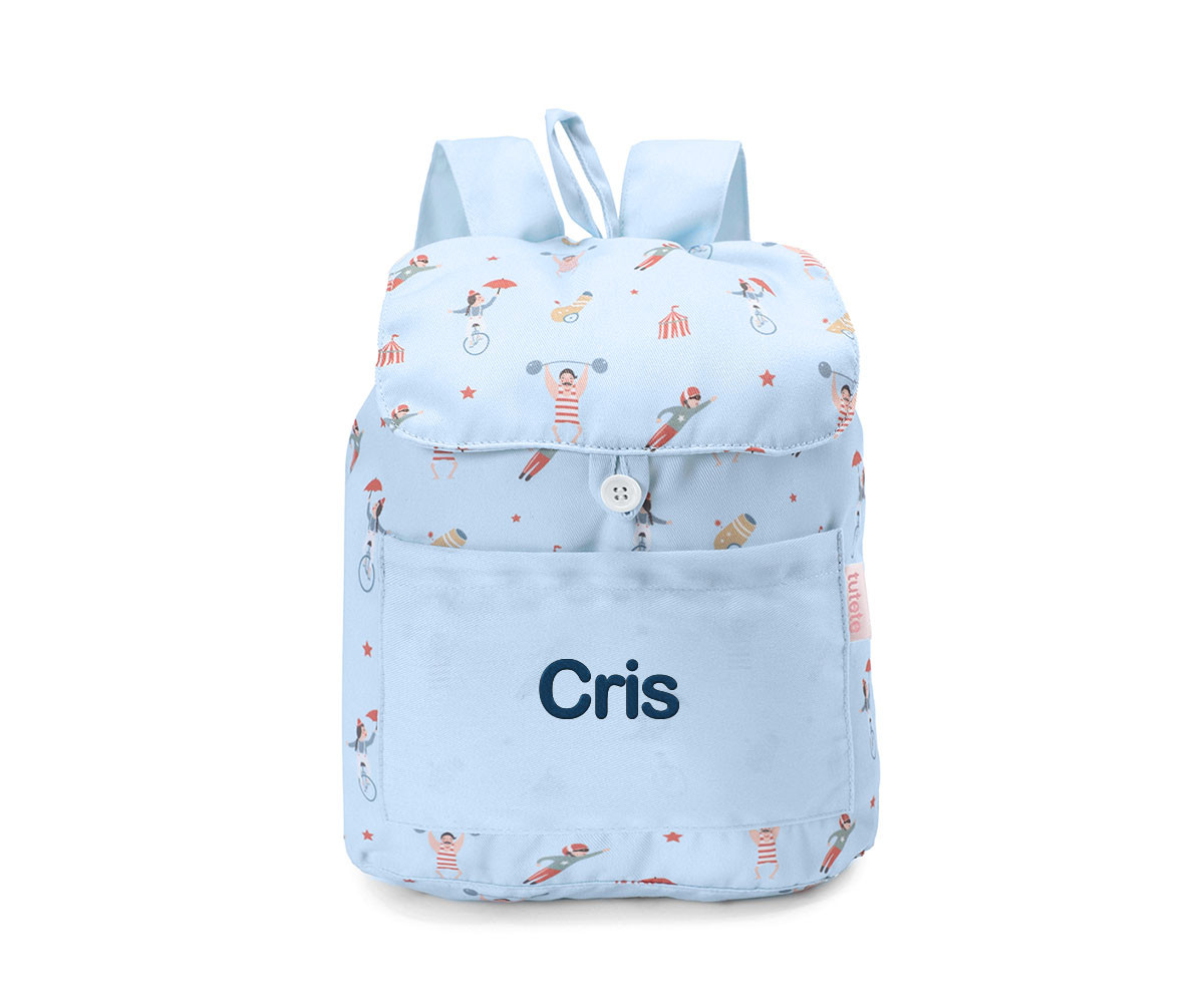 Mochila Tela Pequeña Circus Show Personalizable