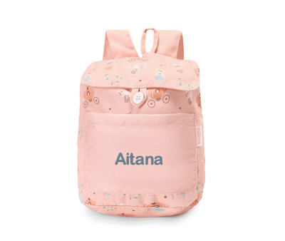 Mochila Tela Pequeña Mouse Fairies Personalizable