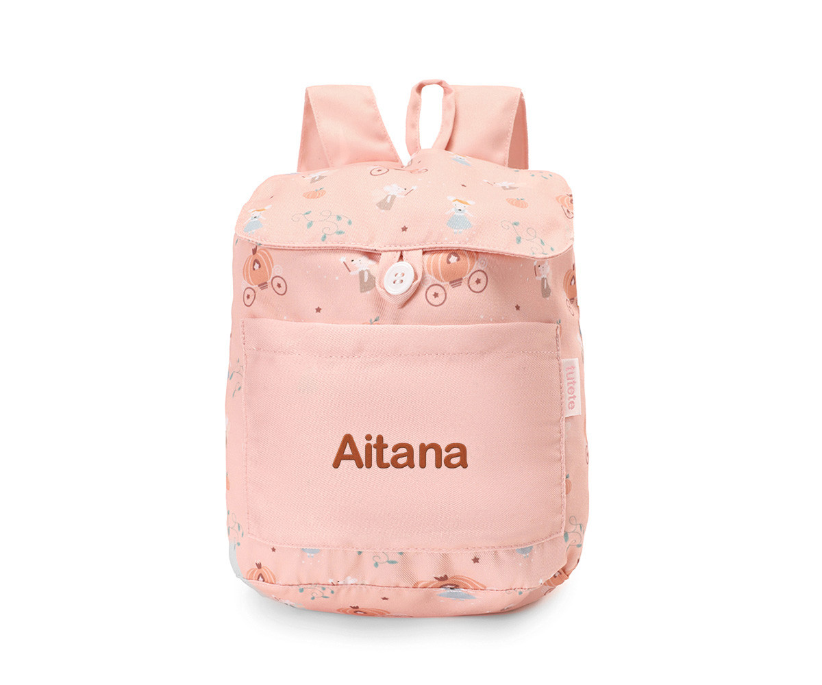 Mochila Tela Pequeña Mouse Fairies Personalizable