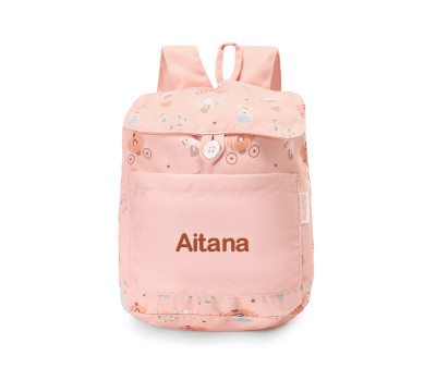 Mochila Tela Pequeña Mouse Fairies Personalizable