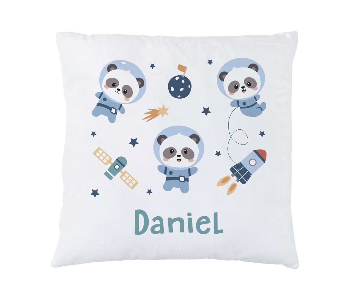 Cuscino Personalizzato Tutete Pandas in Space