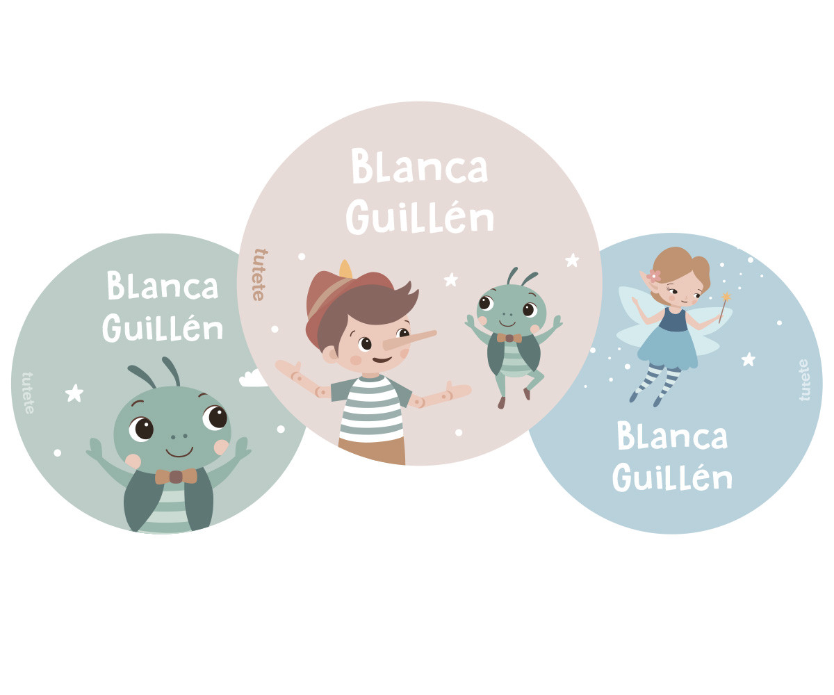Pack 3 Distintivi Personalizzati The Wooden Boy